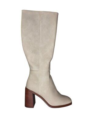 DV Dolce Vita Flapper Knee-High Dress Boots - Stone, Size: 7.5